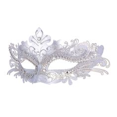 PRICES MAY VARY. MATERIAL: This masquerade mask made of ABS base inlaid metal and sparkling rhinestones GORGEOUS AND ABSOLUTELY WELL MADE: Graceful line design, manual assembly and beautiful hand paint pattern, great for your masquerade dress VARIETY ACTIVITIES: Perfect for Masks Masquerade Ball, Mardi Gras, Ball, Venetian, Halloween, Christmas party, Carnivals, Wedding, Prom, Fashion Shows, Costume Party and so on. FITS ALL: One size fits all, worn this masquerade mask with satin ribbons so tha Light Blue Masquerade Mask, Mardi Gras Wedding Theme, Blue Masquerade Mask, Mardi Gras Wedding, Chloe Bourgeois, Mask Masquerade, Venetian Masks, Masks Masquerade, Masquerade Mask