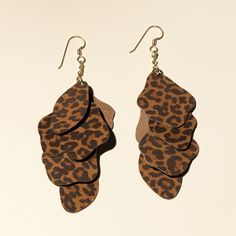 Leopard Florence - Nickel & Suede Neutral Tones Aesthetic, Nickel And Suede, Gold Theme, Wear Necklaces, Delicate Jewelry, Stunning Earrings, Keep Jewelry, Gold Plated Chains, Printed Leather