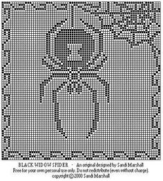 the cross stitch pattern is shown in black and white