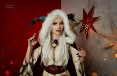 Lady Krampus cosplay by Keller-cosplay on DeviantArt Lady Krampus, Krampus Costume, Anime Cosplay Ideas, Christmas Horror, Saint Nicholas, Fantasy Fashion, Yule