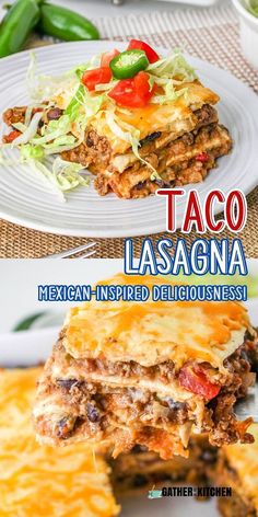 taco lasagna with mexican inspired deliciousness