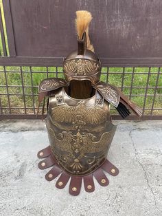 Historical Costumes For Cosplay With Historical Design, Warrior Costumes For Medieval Festivals, Historical Costume For Medieval Festivals, Roman Helmet, Side Belt, Back Plate, Roman Empire, Nautical, Premium Quality