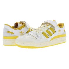 New Adidas Forum 84 Low Mens Shoes Men’s Size 8 White Yellow. New Without Box Yellow Leather Adidas Sneakers, Yellow Low-top Sneakers With Adidas Logo, Yellow Adidas Sneakers With Round Toe, Yellow Adidas High-top Sneakers, Yellow High-top Adidas Sneakers, Adidas Originals Ozweego, Adidas Continental, Adidas Originals Shoes, Adidas Shoes Originals