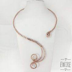 Open Necklace, Open Torch, Copper Necklace, Copper Wire Wrapped Rigid Choker, Wedding Statement Collar, Minimal Asymmetric Necklace - Etsy Elegant Rose Gold Copper Wire Jewelry, Elegant Gold Necklace With Copper Wire, Elegant Copper Necklace For Weddings, Elegant Wire Wrapped Copper Necklace, Elegant Copper Necklace With Wire Wrapped Detail, Elegant Copper Wire Wrapped Necklace, Elegant Adjustable Copper Necklace, Asymmetric Necklace, Open Necklace