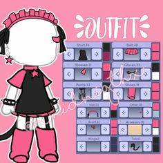 Gacha Life Clothes Ideas For Girl, Gacha Life Cute Outfits, Gacha Life Outfit Ideas Girl, Gacha Life Ideas Outfit, Gacha Life Одежда, Gacha Outfits Girl, Outfit Ideas Gacha Life