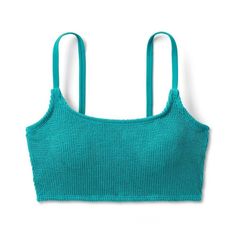 Kona Sol - Women's Pucker Textured Square Neck Bikini Top - Turquoise Green - S(4-6) -Size: Small (4-6) Women's -Measurements: Please See Photos Above For All Measurements -Material: Please See Photos For Materials Tag -Condition: New With Tags -Colors May Slightly Vary From Photography Lighting -Will Ship In One Business Day Package Weight: 8 Oz Package Dimensions: 9 X 6 X 2 In I Ship Items Out Every Day So Expect A Quick Delivery! Please Feel Free To Ask Any Questions You May Have. I Answer Mo Summer Wishlist, High Waisted Swim Bottoms, High Waisted Swim, Cute Bathing Suits, Swim Suits, Cute Swimsuits, Beach Ready, Comfortable Tops, Swim Bottoms