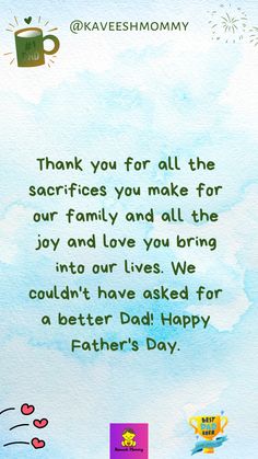 fathers day quotes from daughter, fathers day quotes funny, fathers day quotes from son, happy fathers day quotes for all dads, inspirational fathers day messages, happy fathers day to my husband, dads happy fathers day quotes, happy fathers day grandpa,miss you dad status, funny to inspirational, Fathers Day Captions For Instagram,father’s day wishes “for uncle, father-in-law, grandpa, husband, first time dad ,
Short and sweet Father’s Day messages from son, daughter, wife, What To Say To Your Dad On Fathers Day, Happy Father's Day To My Love Quotes, What To Say For Fathers Day, Fathers Day Lines In English, Notes For Father's Day, Fathers Day Aesthetic Quotes, Happy Fathers Day Writing, Father's Day Message To My Dad