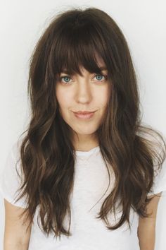 Long Hair And Bangs, Fake Bangs, Long Brown Hair, Hair Envy, Bang Bang