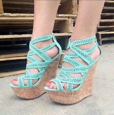 High Wedge Shoes, Trendy Wedges, Trendy High Heels, Womens Gladiator Sandals, Platform High Heel Shoes, Womens Sandals Wedges, Strappy Wedges, Peep Toe Sandals, Wedge Heel Sandals