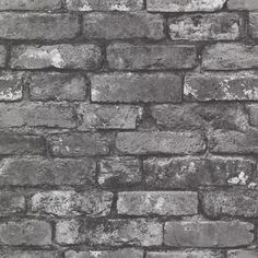 black and white brick wall texture background