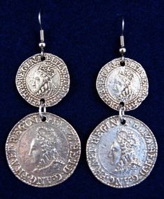 Hey, I found this really awesome Etsy listing at https://www.etsy.com/listing/54921731/pirate-jewelry-buckaneer-elizabethan Francis Drake, Tudor Era, Coin Earrings, Vintage Marketplace, Coin Jewelry, Shiny Things, Pocket Watch