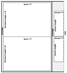 a blank plot sheet with two different sections and numbers on the top one is for each section