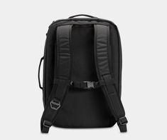 A business-minded briefcase that doubles a backpack. Briefcase Backpack, Long Weekend Trips, Jet Black Color, Work And Travel, Backpack Straps, Work Travel, Jet Black, You Bag, Fashion Backpack