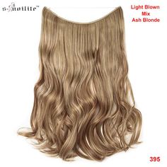 Invisible Halo Hair Extensions - BunnyTags Hair Extensions For Wedding, Temporary Hair Extensions, Clips In Hair, Invisible Hair Extensions, Wavy Hair Extensions, Halo Hair Extensions, Halo Hair, Beige Blonde, Fuller Hair