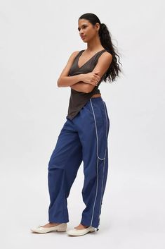 BDG Jess Nylon Track Pant | Urban Outfitters Track Pant, And Sign, Track Pants, Urban Outfitters, In Store, Sign Up, Track, My Style, Pants