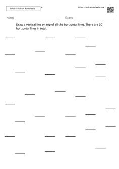 a worksheet with lines that are not parallel to each other