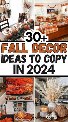 the fall decor ideas to copy in 2021 are easy and cheap, but it doesn't cost much