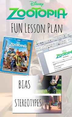 the zootopia movie is being used as a lesson for children to learn how to use