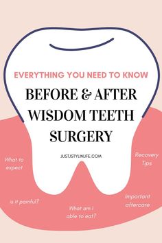 What to know before and after wisdom teeth surgery Post Wisdom Teeth Recovery, Tips For Wisdom Teeth Recovery, Post Wisdom Teeth Food Ideas, Food After Wisdom Teeth Removal