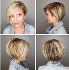 Bob Hairstyles For Round Face, Short Hair Cuts For Round Faces, Layered Haircuts For Women, Short Bobs, Layered Bob Short, Bob Hairstyles For Thick, Short Layered, Bob Hairstyles For Fine Hair, Short Layered Haircuts