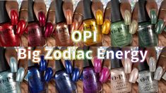 OPI Big Zodiac Energy Fall 2023 Nail Polish Collection - Nicole Loves Nails Zodiac Energy, Sheer Polish, Opi Collections, Opi Colors, 2023 Nail, Opi Nail Lacquer, Sally Beauty, Nail Polish Collection, Opi Nails