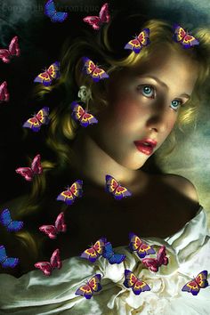 . Feeling Blessed, Butterfly Girl, Butterfly Kisses, Arte Fantasy