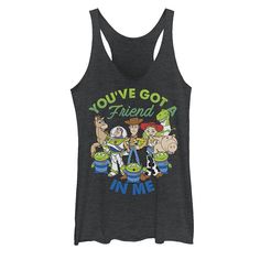 Show your love for your favorite Pixar franchise with this charming Toy Story juniors' tank top. Â©Disney Show your love for your favorite Pixar franchise with this charming Toy Story juniors' tank top. Â©Disney Scoopneck SleevelessFABRIC & CARE Polyester, cotton, rayon Machine wash Imported Size: X Large. Color: Oxford. Gender: female. Age Group: kids. Disney Shows, Pixar Toys, Racerback Tank Top, Toy Story, Disney Pixar, Racerback Tank, Pixar, Gender Female, Age Group