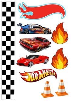 hot wheels wall decals and stickers