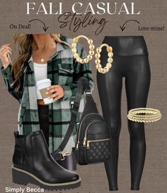 Simply Becca, Comfortable Fall Outfits, Fall Fashion Outfits, Fall Style, Casual Fall Outfits, Work Outfits, Outfits With Leggings