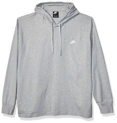 PRICES MAY VARY. Nike Lightweight Hoodie: Crafted With Soft Cotton Jersey Fabric, The Nike Sweatshirt For Men Features An Updated, Slim Hem And Cuffs For A Clean Look. This Sweatshirt Is Perfect For Layering. Classic Comfort: Nike Hoodies For Men Bundle You Up In Plush Comfort Without The Bulk. The Soft Jersey Fabric Offers An Elevated Style That Can Be Worn Every Day. Paneled Hood: The Paneled Hood And Drawcords Offer Warmth And Coverage During Play. The Nike Men'S Hoodies Have A Double-Needle Nike Hoodies For Men, Nike Hoodies, Nike Pullover Hoodie, Hoodie Jersey, Men's Sportswear, Club Sweatshirts, Elevated Style, Nike Sweatshirt, Cotton Jersey Fabric