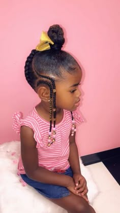 Schedule Appointment with Love is in the Hair Toddler Ponytail Hairstyles Black, Toddler Hairstyles Girl African American, Little Black Girls Hairstyles, Cute Ponytail Hairstyles