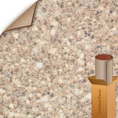 an image of a cardboard box on top of a marble countertop with the bottom cut out