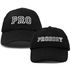 Custom Pro & Prodigy logo embroidered design, fits most Adults, this hat features an adjustable metal buckle FEATURES: Adjustable Size Metal Buckle, Soft inner sweat band lining, Well Ventilated, Light Weight  SIZE: ADULTS 6 3/4 to 7 1/2 / CHILDREN 6 1/2 to 7 MATERIAL: Cotton COLORS: Navy Blue, Red, Black, Maroon INTENDED USES: Hanging out with friends, personal use, parties, gifts, baby showers FREE SHIPPING ON ALL ORDERS Show love for your son with our matching Father & Son baseball caps! You Dad And Son, Sweat Band, Gifts Baby, Father Son, How To Make Light, Father And Son, Embroidered Design, Metal Buckles, Logo Embroidered