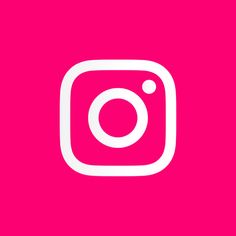 the instagram logo on a pink background