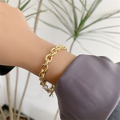 Keep your look posh and polished with the pearl accents and twisted toggle closure of this cable chain bracelet. 7.87" L Toggle closure 18k gold-plated copper / pearl Elegant Gold Metal Bracelet With Toggle Clasp, Elegant Gold-plated Chain Bracelet With Toggle Clasp, Elegant Gold Chain Bracelet With Toggle Clasp, Gold Pearl Bracelet In Trendy Style, Copper Pearl, Toggle Bracelet, The Pearl, Cable Chain, Chain Bracelet