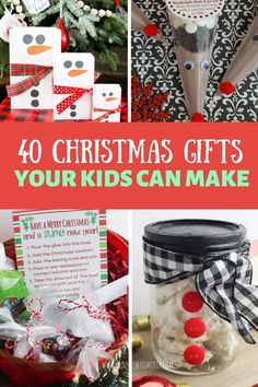 christmas gifts for kids to make with the help of their mother and father in law