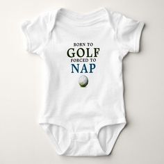 Dress your future golf pro in style with our 'Born to Golf Forced to Nap' Baby Bodysuit. This adorable bodysuit blends comfort with a touch of humor, making it the perfect outfit for your little one. Crafted for playtime and nap time alike, it's a great addition to any baby wardrobe. Get ready for smiles and sporty charm as your little golfer steals the show on and off the green! Nap Funny, Golf Theme Party, Naps Funny, Golf Baby, Baby Present, Baby Wardrobe, Baby Nap, Golf Party, Golf Theme