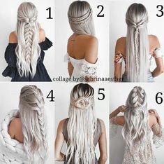 Hair Bun Design, Glamorous Hair, Layered Bob Hairstyles, Braids For Long Hair, Grunge Hair, Hair Designs