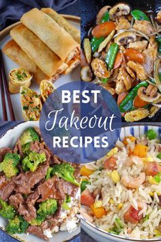 the best takeout dishes are shown here