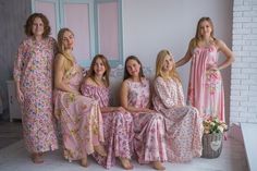 Long Pink Nighties for every woman who loves a comfortable sleep Comfortable Pink Sleepwear For Sleepover, Comfortable Spring Nightgown For Sleep, Feminine Nightgown For Home, Feminine Cotton Nightgown For Pajama Party, Casual Floral Print Nightgown For Pajama Party, Feminine Summer Sleepwear For Home, Pink Floral Print Nightgown For Loungewear, Pink Casual Nightgown For Bedtime, Casual Pink Nightgown For Bedtime