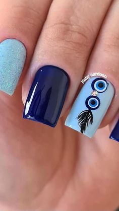 Evil Eye Nails, Fancy Nail Art, Nails 2023 Trends, Quick Nail Art, Eye Nail Art, Elegant Nail Art, Gel Nail Art Designs, Nails Art Designs, Fancy Nails Designs