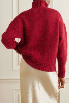 LE KASHA Damak organic cashmere turtleneck sweater | NET-A-PORTER Red Wool Sweater For Work, Red Wool Sweater For Workwear, Red Turtleneck, Cashmere Turtleneck, State Of Mind, Fall 2024, Red Sweaters, Net A Porter, Turtleneck Sweater