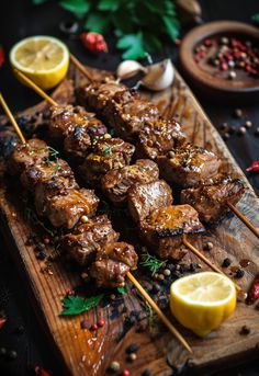 Learn How to Cook Skewer Recipe For Free | Recipes You'll Love, Made Easy! Chinese Bbq Skewers, Bbq Pork Skewers, Fancy Recipes, Pork Food, Accessories Drawing, Banana Ketchup, Bbq Shop, Pork Skewers, Meat Skewers