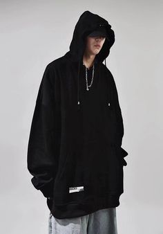 Oversize Print Patch Hoodie WN2192 – WONDER NOAH Techwear Hoodie With Double-lined Hood, Techwear Long Sleeve Hoodie With Double-lined Hood, Oversized Hip Hop Hooded Jacket With Long Sleeves, Hip Hop Style Long Sleeve Sweatshirt With Double-lined Hood, Hip Hop Long Sleeve Sweatshirt With Double-lined Hood, Solid Oversized Techwear Hoodie, Oversized Solid Techwear Hoodie, Oversized Solid Color Techwear Hoodie, Black Oversized Hooded Jacket With Long Sleeves