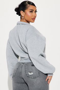 Available In Heather Grey. Half Zip Sweatshirt Mock Neck Long Sleeve Front Screen Disclaimer: Due To The Printing Process A Difference In Saturation May Occur. Each Garment Is Unique. 100% Polyester Imported | Los Angeles Half Zip Sweatshirt in Heather Grey size 3X by Fashion Nova Gray Collared Top For Fall, Oversized Collared Winter Top, Collared Streetwear Tops For Winter, Collared Winter Streetwear Tops, Winter Collared Streetwear Tops, Winter Streetwear Collared Tops, Oversized Collared Tops For Winter, Collared Fall Loungewear Tops, Collared Loungewear Tops For Fall