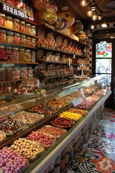 a store filled with lots of different kinds of candies