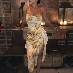 Halter Party Dress, Halter Cocktail Dress, Spaghetti Strap Bodycon Dress, 2020 Fashion Trends, Sling Dress, Bodycon Dress Parties, Dress Spaghetti, Summer Party Dress, Trend Fashion