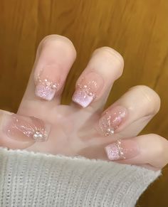 Wedding Glam Nails, Nails Design 2025, Gel X Birthday Nails, Blush Wedding Nails, Cute Kawaii Nails, Short Nail Styles, Nail Sunny, Spring Acrylic Nails