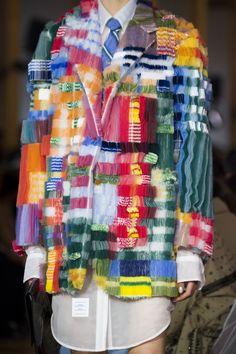 Thom Browne at Paris Spring 2018 (Details) Thom Browne, Fashion Week Spring, Plaid Scarf, Paris Fashion, Paris Fashion Week, Porter, Fashion Week, Paris, Quick Saves