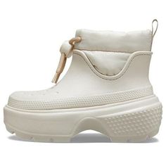 Crocs Stomp Puff Boots 'Stucco' 209324-160 Puff Boots, Limited Edition Sneakers, Fashion Performance, Sport Sneakers, Stylish Sneakers, Perfect Pair, Your Perfect, Boots, Sneakers